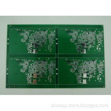 2oz Copper Double Sided PCB with Green Solder Mask , High p
